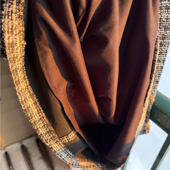 🆕 Eliza J Tweed Mock Neck Long Sleeve Dress Embellished Buttons Size 10 Office - Picture 12 of 17